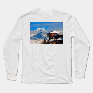 Mont Blanc Peisey-Vallandry Les Arcs French Alps France Long Sleeve T-Shirt